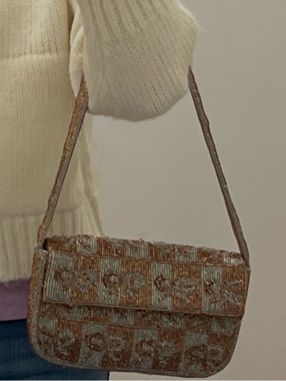 Beaded/Embellished Anthropologie (Maeve) Shoulder Bag